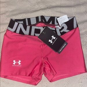 Under Armour Youth Vibrant Pink Athletic Shorts (With Tag)